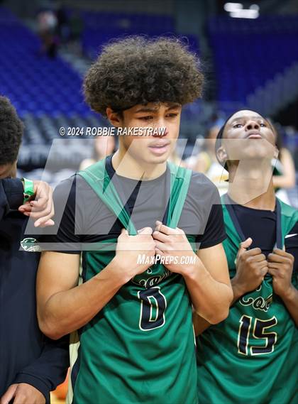 Thumbnail 2 in Cole @ Hitchcock (UIL 3A Basketball Semifinal Medal Ceremony) photogallery.