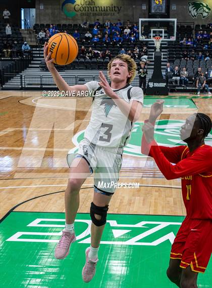 Thumbnail 1 in Judge Memorial Catholic vs Canyon View (UHSAA 3A Quarterfinal) photogallery.