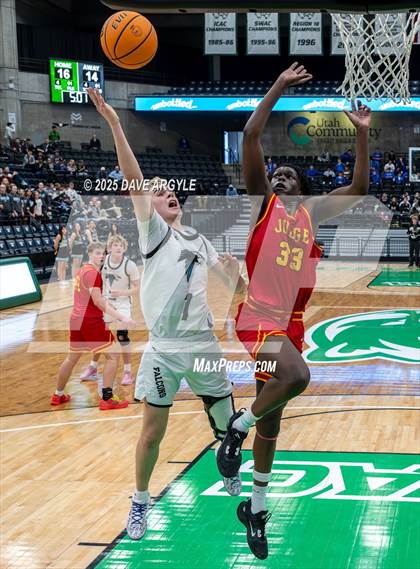 Thumbnail 1 in Judge Memorial Catholic vs Canyon View (UHSAA 3A Quarterfinal) photogallery.