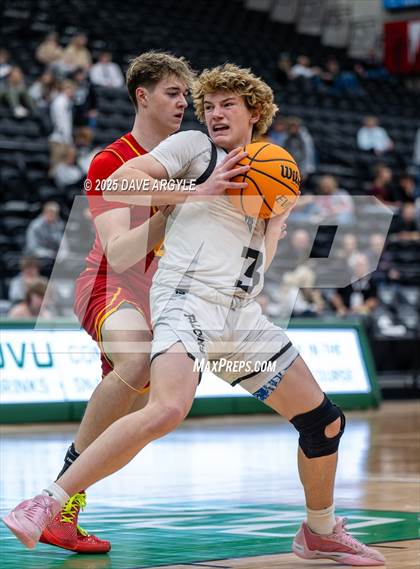 Thumbnail 3 in Judge Memorial Catholic vs Canyon View (UHSAA 3A Quarterfinal) photogallery.