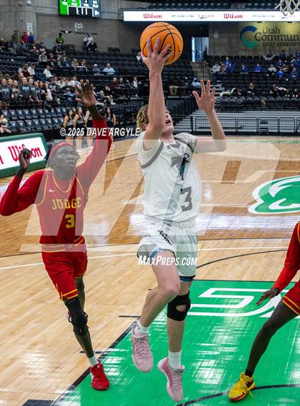 Thumbnail 2 in Judge Memorial Catholic vs Canyon View (UHSAA 3A Quarterfinal) photogallery.