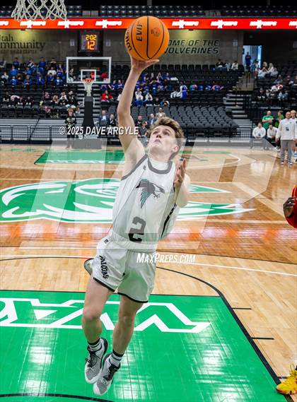 Thumbnail 2 in Judge Memorial Catholic vs Canyon View (UHSAA 3A Quarterfinal) photogallery.