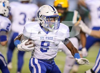 Thumbnail 3 in St. Frederick vs. Southern Lab (LHSAA 1A 3rd Round Playoff) photogallery.