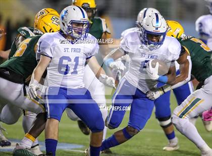 Thumbnail 2 in St. Frederick vs. Southern Lab (LHSAA 1A 3rd Round Playoff) photogallery.