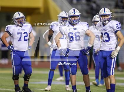 Thumbnail 1 in St. Frederick vs. Southern Lab (LHSAA 1A 3rd Round Playoff) photogallery.
