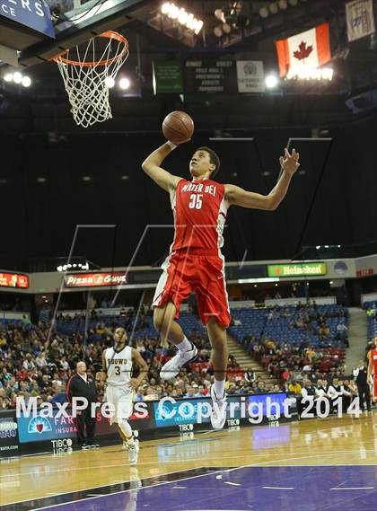 Thumbnail 1 in Bishop O'Dowd vs. Mater Dei (CIF State Open Division Final) photogallery.