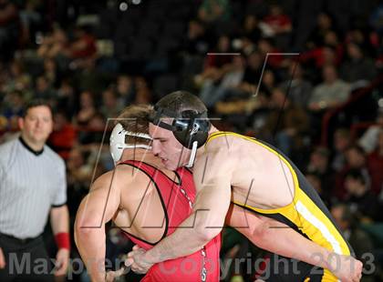 Thumbnail 1 in NYSPHSAA D1 Boys Wrestling Championships (Finals)  photogallery.