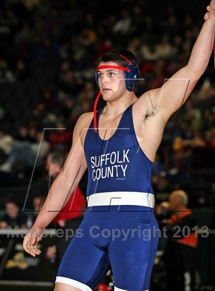 Thumbnail 1 in NYSPHSAA D1 Boys Wrestling Championships (Finals)  photogallery.