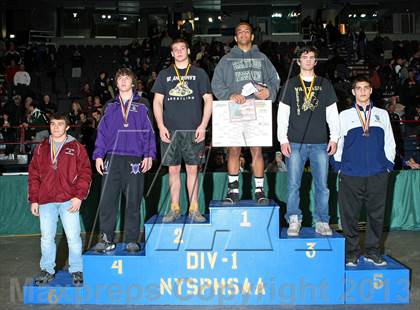 Thumbnail 1 in NYSPHSAA D1 Boys Wrestling Championships (Finals)  photogallery.