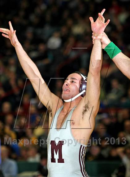 Thumbnail 2 in NYSPHSAA D1 Boys Wrestling Championships (Finals)  photogallery.