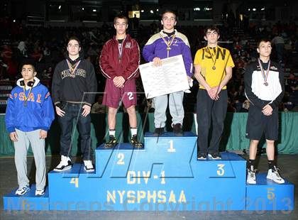 Thumbnail 1 in NYSPHSAA D1 Boys Wrestling Championships (Finals)  photogallery.