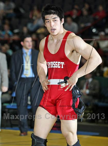 Thumbnail 1 in NYSPHSAA D1 Boys Wrestling Championships (Finals)  photogallery.