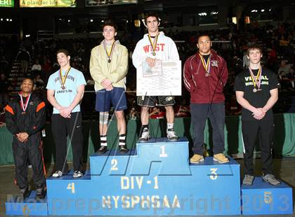 Thumbnail 1 in NYSPHSAA D1 Boys Wrestling Championships (Finals)  photogallery.