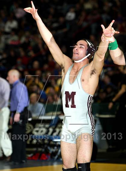 Thumbnail 1 in NYSPHSAA D1 Boys Wrestling Championships (Finals)  photogallery.