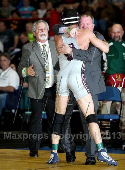 Thumbnail 1 in NYSPHSAA D1 Boys Wrestling Championships (Finals)  photogallery.