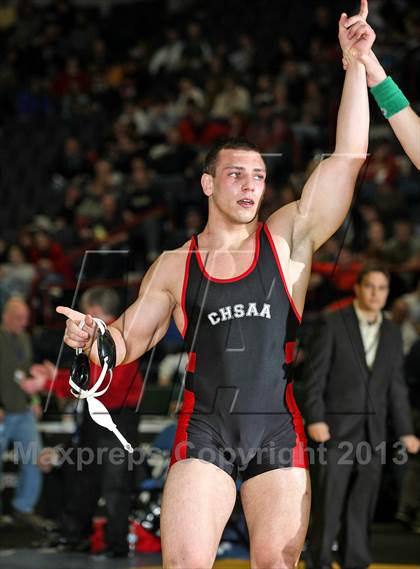 Thumbnail 1 in NYSPHSAA D1 Boys Wrestling Championships (Finals)  photogallery.