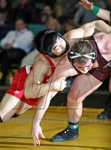 Thumbnail 1 in NYSPHSAA D1 Boys Wrestling Championships (Finals)  photogallery.