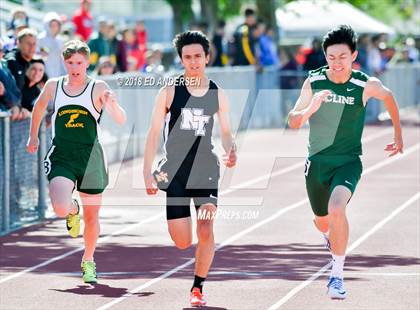 Thumbnail 3 in NIAA Northern League Track & Field Championships 1A, 2A, 3A  (Boys 100 Meter Finals) photogallery.