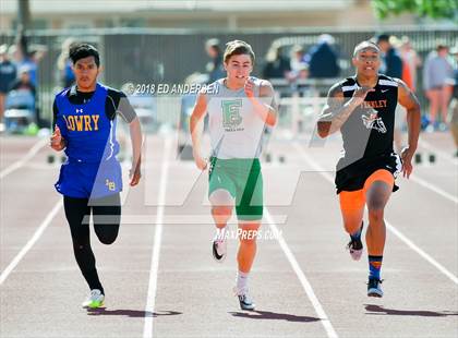 Thumbnail 2 in NIAA Northern League Track & Field Championships 1A, 2A, 3A  (Boys 100 Meter Finals) photogallery.