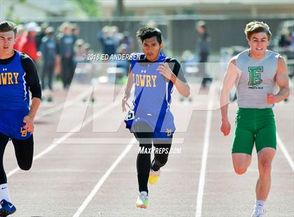 Thumbnail 2 in NIAA Northern League Track & Field Championships 1A, 2A, 3A  (Boys 100 Meter Finals) photogallery.