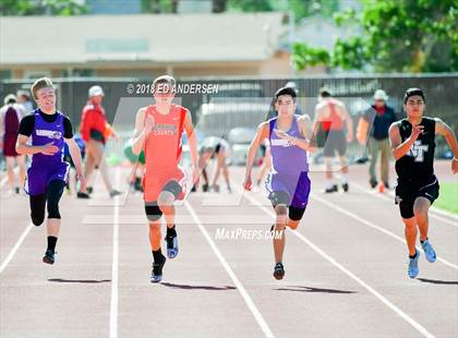 Thumbnail 2 in NIAA Northern League Track & Field Championships 1A, 2A, 3A  (Boys 100 Meter Finals) photogallery.