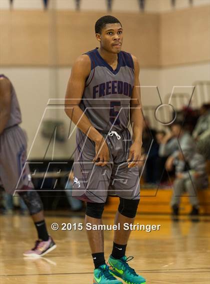 Thumbnail 2 in Manteca vs. Freedom (Modesto Christian Holiday Hoops Classic) photogallery.