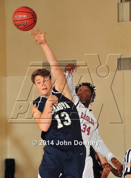 Thumbnail 1 in Villanova Prep vs. Los Angeles Adventist (MaxPreps Holiday Classic) photogallery.