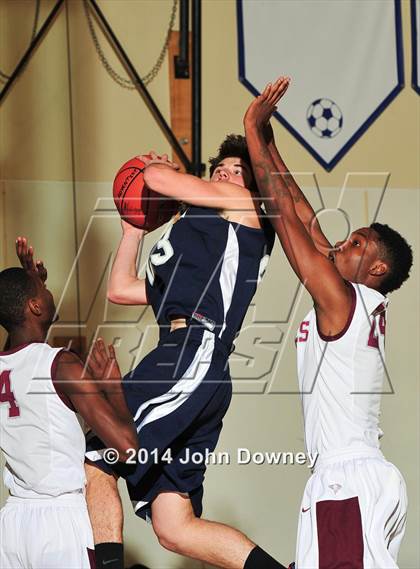 Thumbnail 3 in Villanova Prep vs. Los Angeles Adventist (MaxPreps Holiday Classic) photogallery.