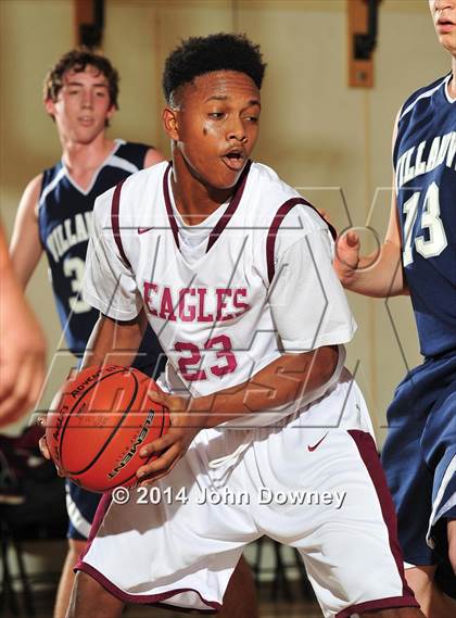 Thumbnail 2 in Villanova Prep vs. Los Angeles Adventist (MaxPreps Holiday Classic) photogallery.