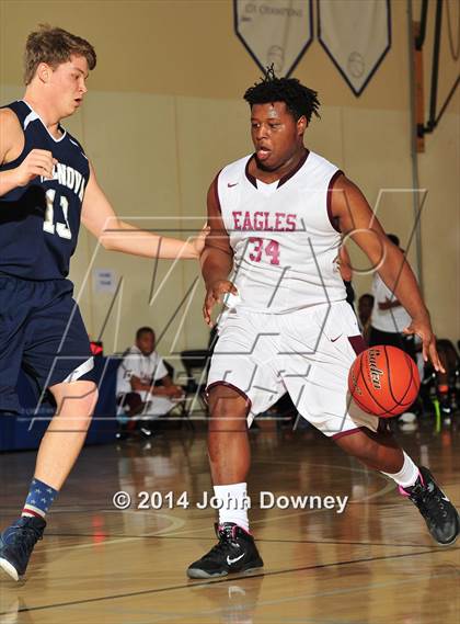 Thumbnail 3 in Villanova Prep vs. Los Angeles Adventist (MaxPreps Holiday Classic) photogallery.