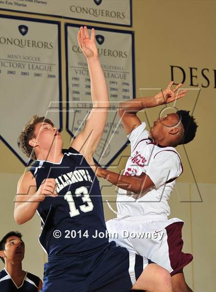 Thumbnail 2 in Villanova Prep vs. Los Angeles Adventist (MaxPreps Holiday Classic) photogallery.