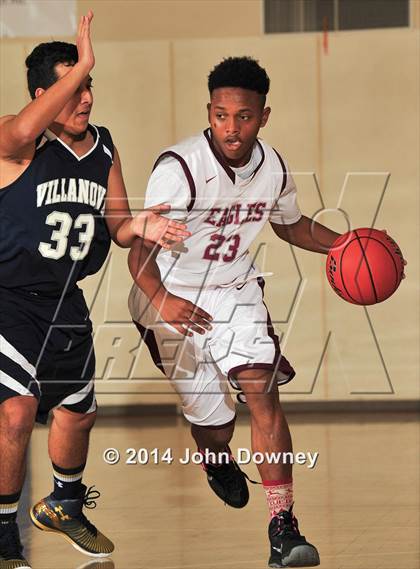 Thumbnail 3 in Villanova Prep vs. Los Angeles Adventist (MaxPreps Holiday Classic) photogallery.