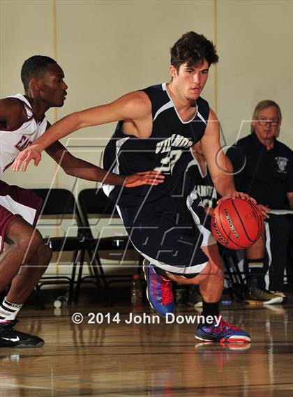 Thumbnail 2 in Villanova Prep vs. Los Angeles Adventist (MaxPreps Holiday Classic) photogallery.