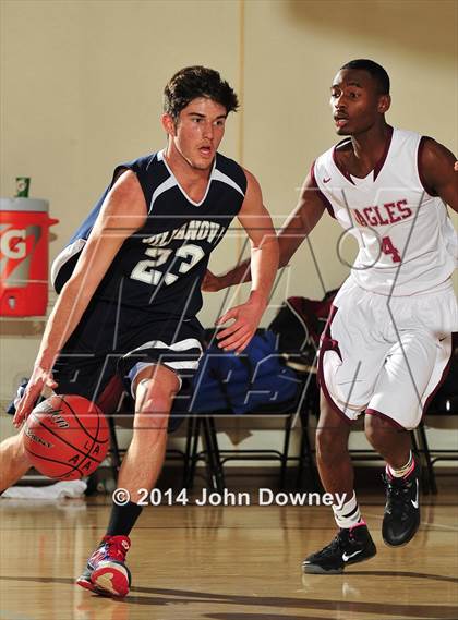Thumbnail 3 in Villanova Prep vs. Los Angeles Adventist (MaxPreps Holiday Classic) photogallery.
