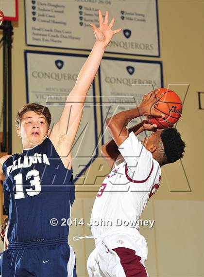 Thumbnail 2 in Villanova Prep vs. Los Angeles Adventist (MaxPreps Holiday Classic) photogallery.