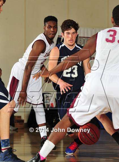Thumbnail 2 in Villanova Prep vs. Los Angeles Adventist (MaxPreps Holiday Classic) photogallery.