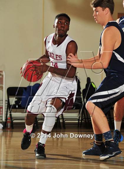Thumbnail 2 in Villanova Prep vs. Los Angeles Adventist (MaxPreps Holiday Classic) photogallery.