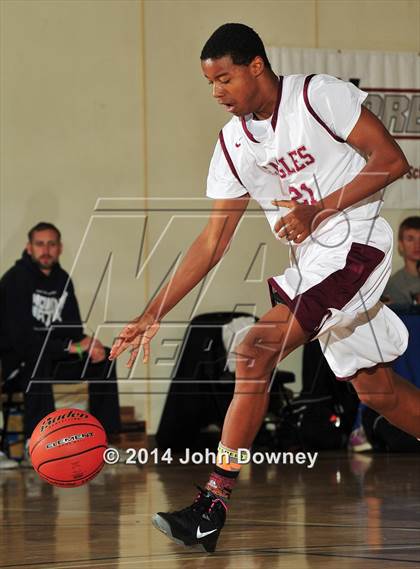 Thumbnail 2 in Villanova Prep vs. Los Angeles Adventist (MaxPreps Holiday Classic) photogallery.