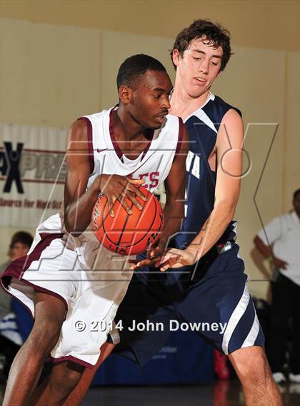 Thumbnail 3 in Villanova Prep vs. Los Angeles Adventist (MaxPreps Holiday Classic) photogallery.
