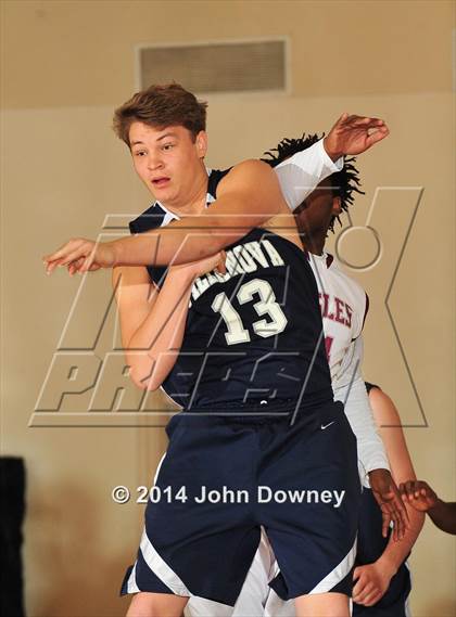 Thumbnail 2 in Villanova Prep vs. Los Angeles Adventist (MaxPreps Holiday Classic) photogallery.