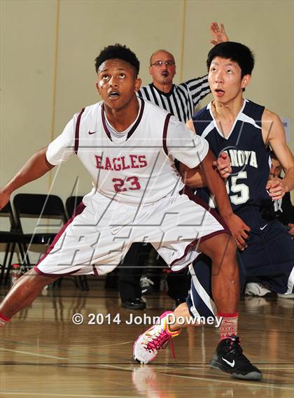 Thumbnail 3 in Villanova Prep vs. Los Angeles Adventist (MaxPreps Holiday Classic) photogallery.