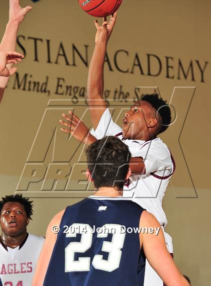 Thumbnail 2 in Villanova Prep vs. Los Angeles Adventist (MaxPreps Holiday Classic) photogallery.