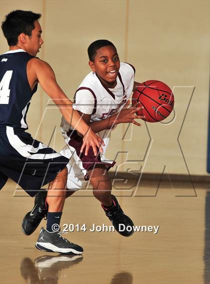 Thumbnail 1 in Villanova Prep vs. Los Angeles Adventist (MaxPreps Holiday Classic) photogallery.