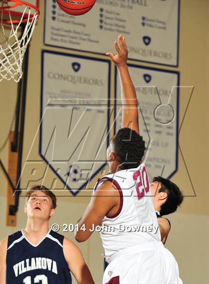 Thumbnail 3 in Villanova Prep vs. Los Angeles Adventist (MaxPreps Holiday Classic) photogallery.