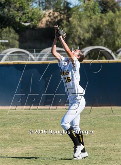 Thumbnail 3 in Wilcox vs. San Benito  (CIF CCS Girls Division 1 Softball Final) photogallery.