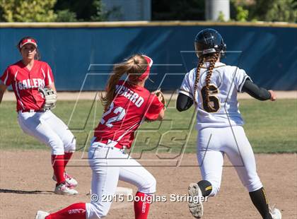 Thumbnail 1 in Wilcox vs. San Benito  (CIF CCS Girls Division 1 Softball Final) photogallery.