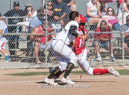 Thumbnail 1 in Wilcox vs. San Benito  (CIF CCS Girls Division 1 Softball Final) photogallery.