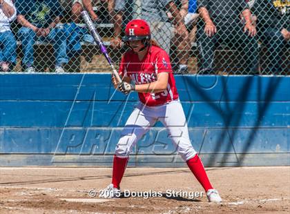 Thumbnail 2 in Wilcox vs. San Benito  (CIF CCS Girls Division 1 Softball Final) photogallery.