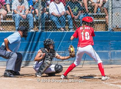 Thumbnail 1 in Wilcox vs. San Benito  (CIF CCS Girls Division 1 Softball Final) photogallery.