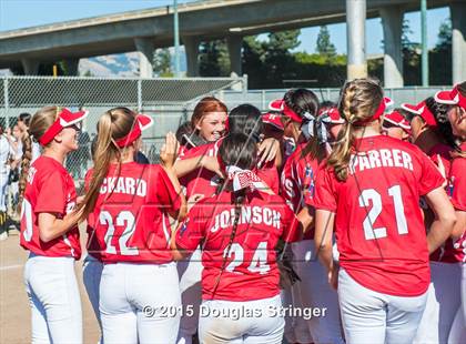 Thumbnail 1 in Wilcox vs. San Benito  (CIF CCS Girls Division 1 Softball Final) photogallery.